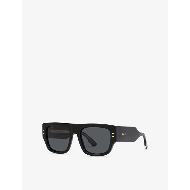 Gucci rectangle acetate sunglasses (British brand)