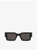 Saint Laurent rectangle acetate sunglasses, UK version
