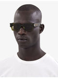 Saint Laurent rectangle-frame acetate sunglasses, UK version