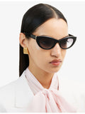 Saint Laurent oval-frame acetate sunglasses SLM115 (British brand)