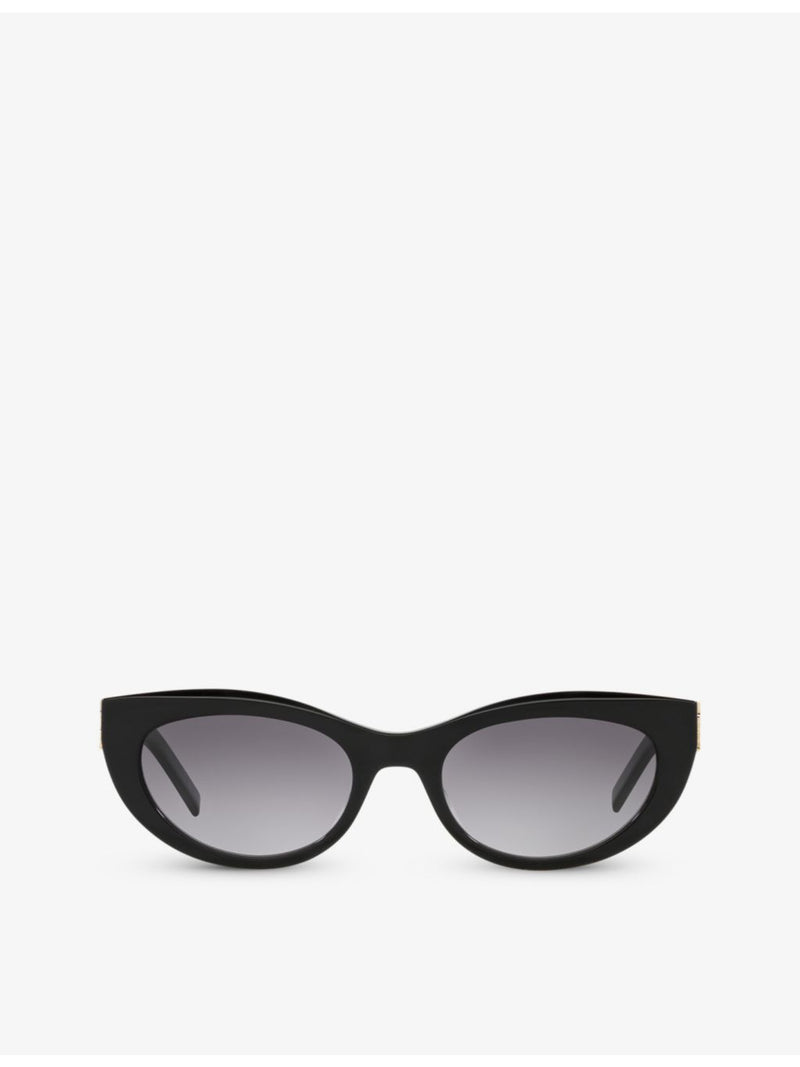 Saint Laurent oval-frame acetate sunglasses SLM115 (British brand)