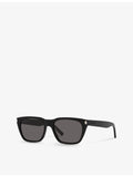 Saint Laurent SL598 rectangle acetate sunglasses, UK version