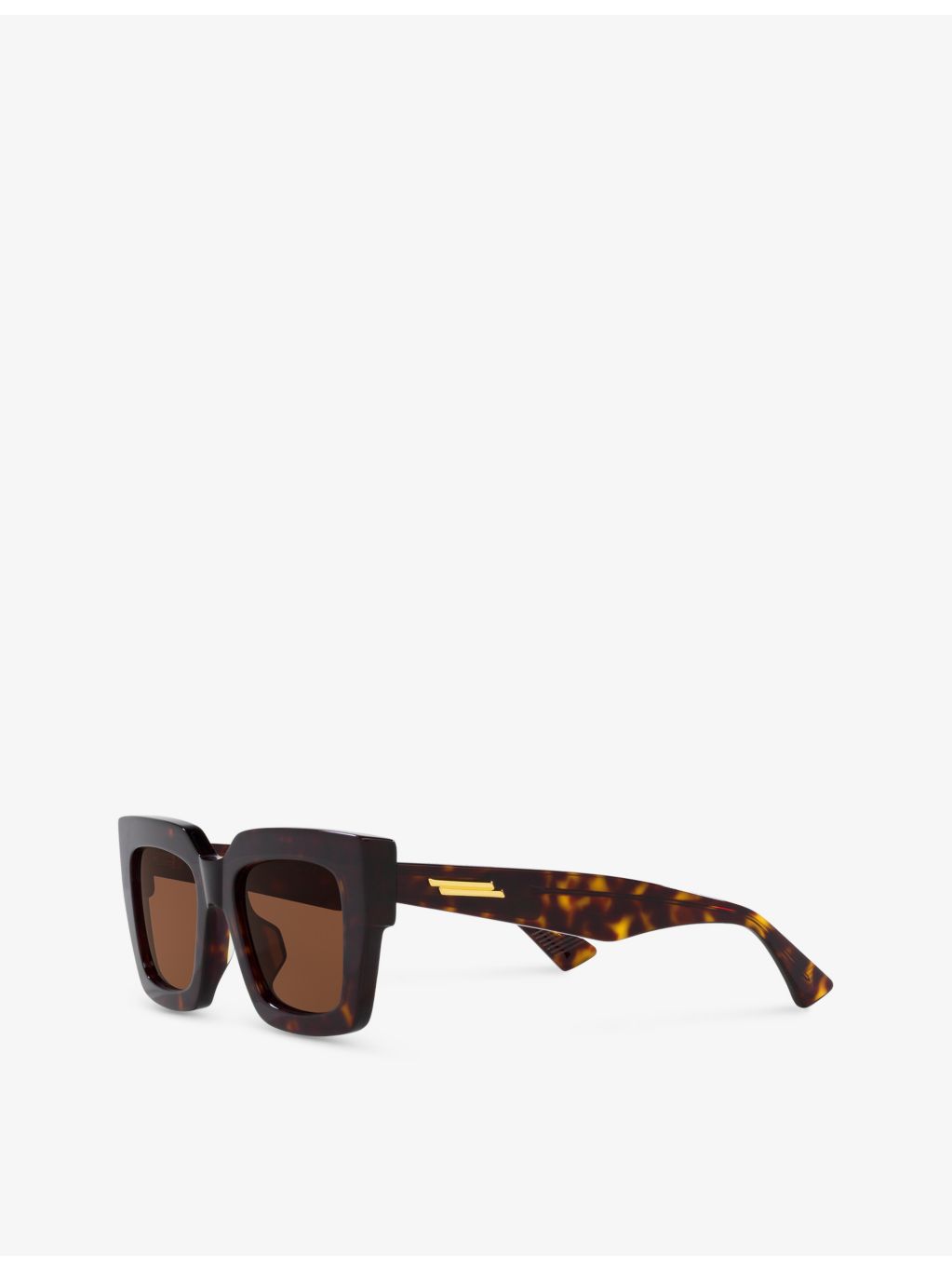 Bottega Veneta acetate rectangle-frame sunglasses, UK version