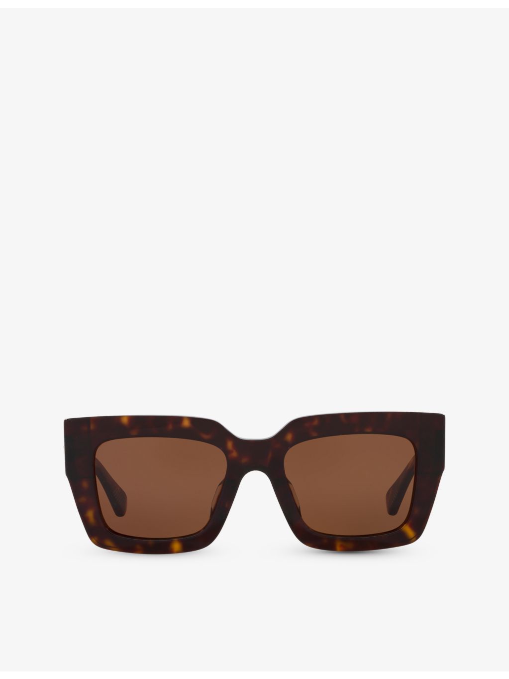 Bottega Veneta acetate rectangle-frame sunglasses, UK version
