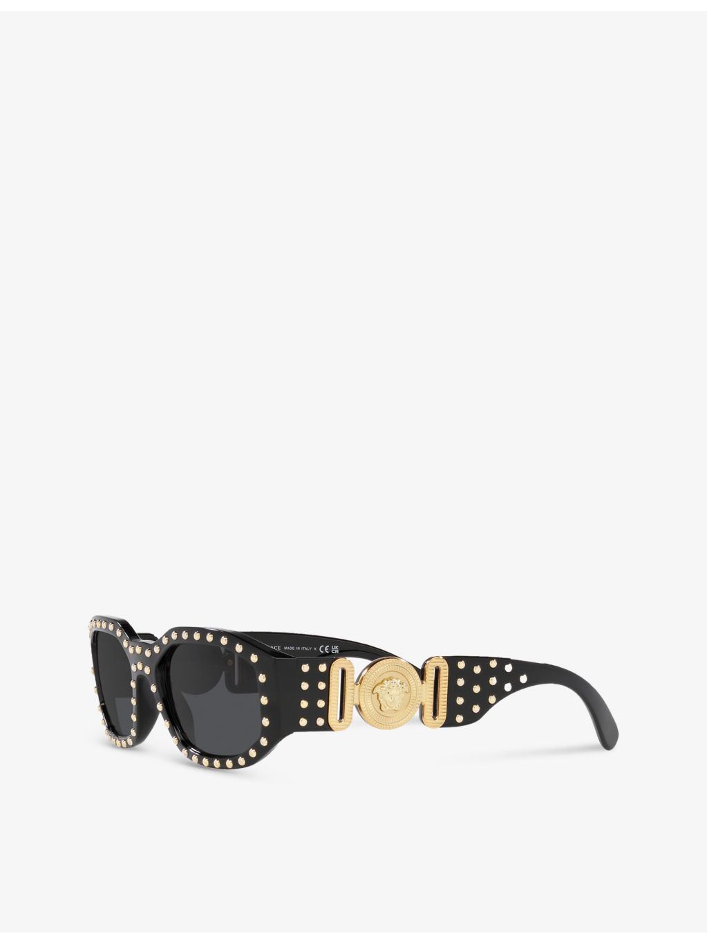 Versace VE4361 rectangle-frame nylon sunglasses, imported from the UK