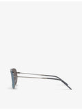 Ray-Ban square metal frame sunglasses, imported from the UK