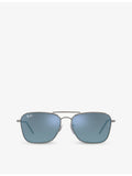 Ray-Ban square metal frame sunglasses, imported from the UK