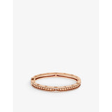 B.zero1 18ct rose-gold and 0.87ct diamond pavé bracelet - S