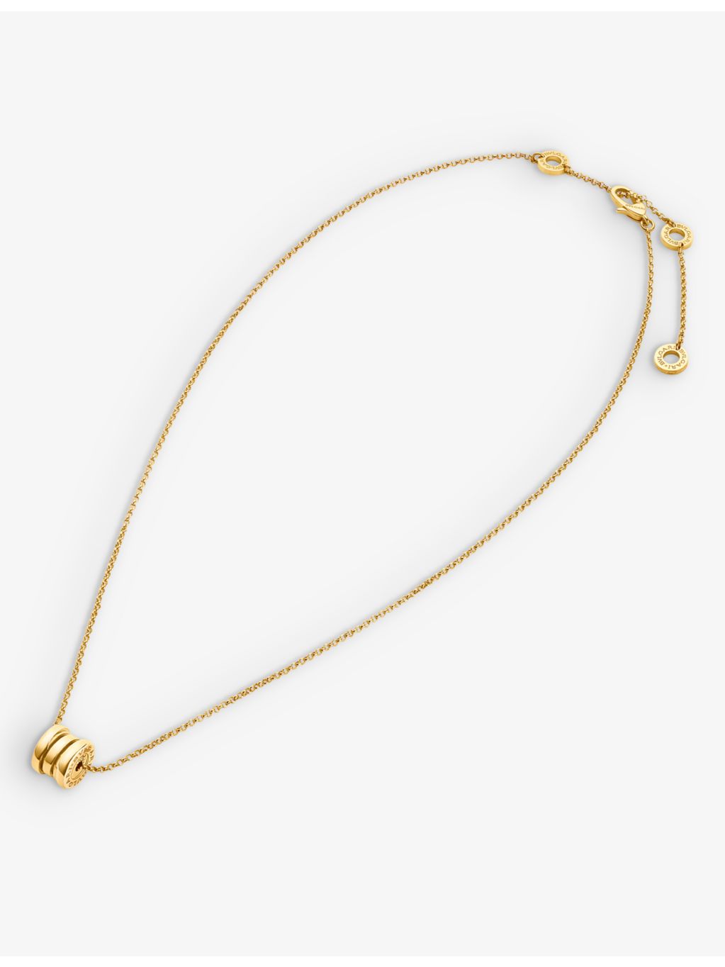 Bvlgari B.zero1 mini 18ct yellow gold pendant necklace, imported from the UK