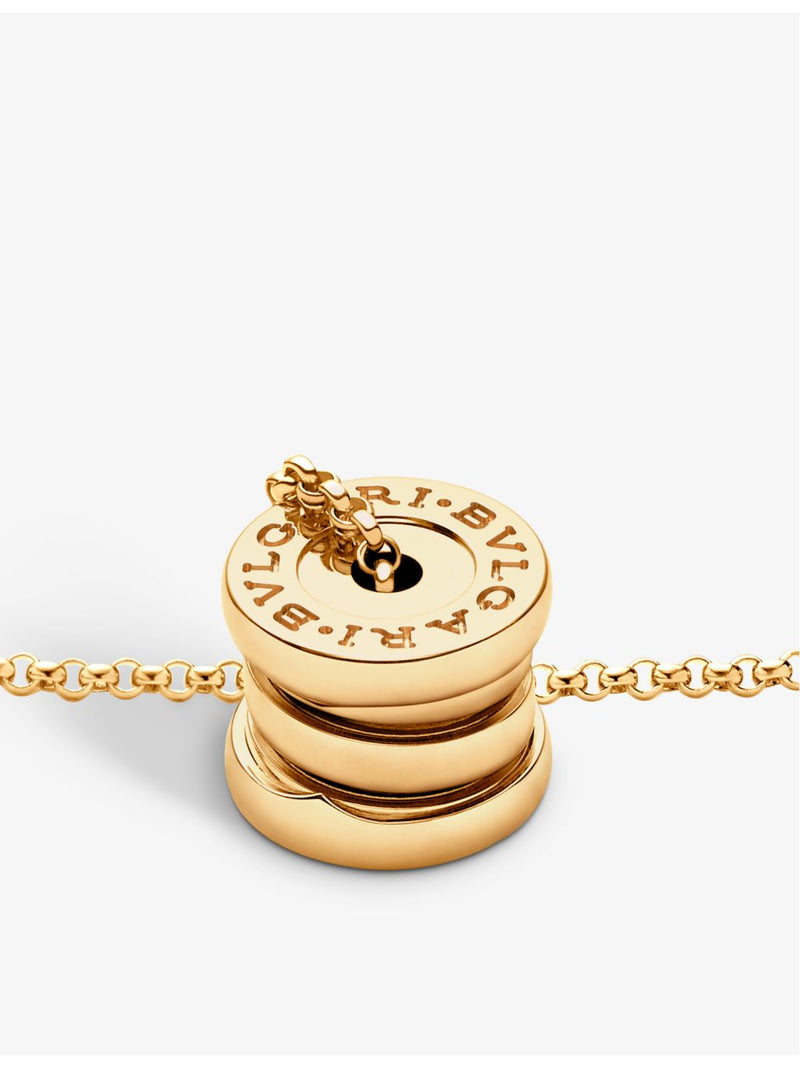 Bvlgari B.zero1 mini 18ct yellow gold pendant necklace, imported from the UK