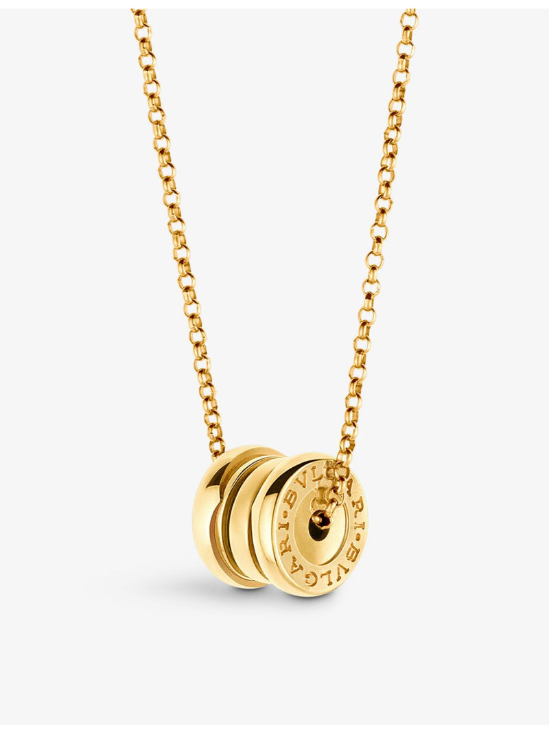 Bvlgari B.zero1 mini 18ct yellow gold pendant necklace, imported from the UK