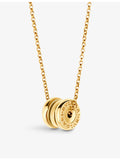 Bvlgari B.zero1 mini 18ct yellow gold pendant necklace, imported from the UK