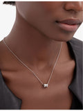 Bvlgari B.zero1 mini white gold necklace, UK version