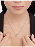 Bvlgari B.zero1 mini white gold necklace, UK version