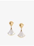 Bvlgari Divas Dream 18ct gold mother-of-pearl earrings - British product