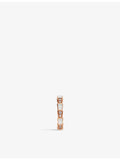 Bvlgari Serpenti Viper rose gold ring with diamonds and mother-of-pearl, UK version
