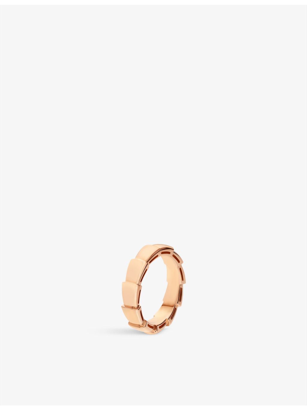 Bvlgari Serpenti Viper wedding band in 18ct rose gold, UK version