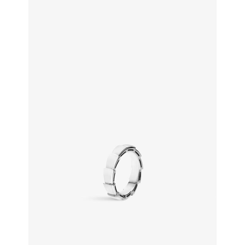 Bvlgari Serpenti Viper 18ct white gold wedding band (British brand)