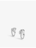 Bvlgari Serpenti Viper diamond earrings in 18ct white gold, 0.75ct, UK version