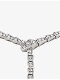 Bvlgari Serpenti Viper 18ct white-gold diamond necklace 8.21 carat, imported from the UK