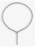 Bvlgari Serpenti Viper 18ct white-gold diamond necklace 8.21 carat, imported from the UK