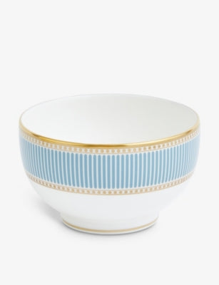 Wedgwood Helia striped china rice bowl 10cm (British brand)