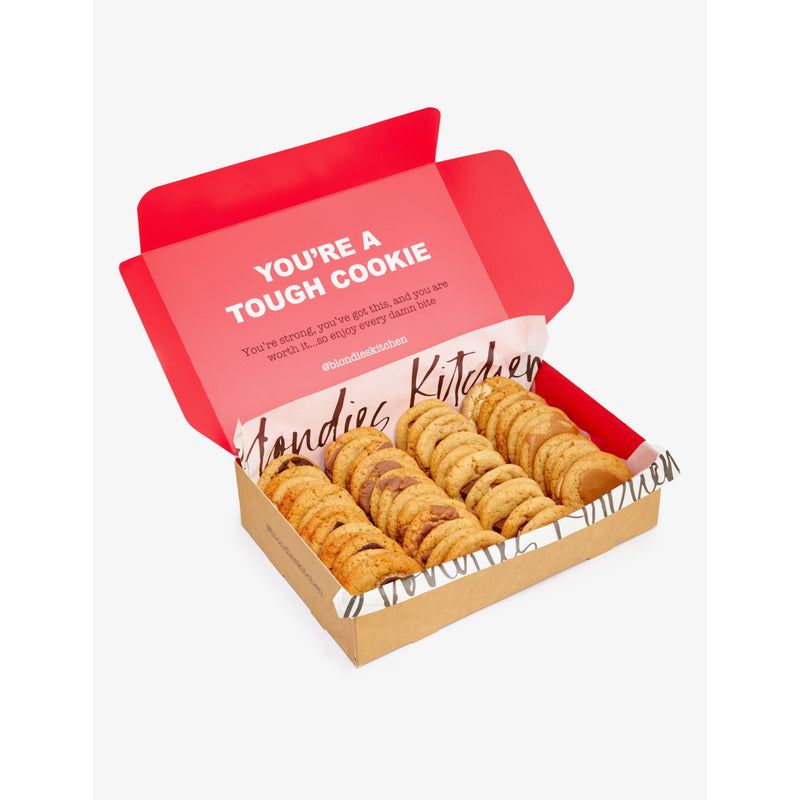 Blondies Kitchen bite size assorted cookies box of 50 600g (British brand)