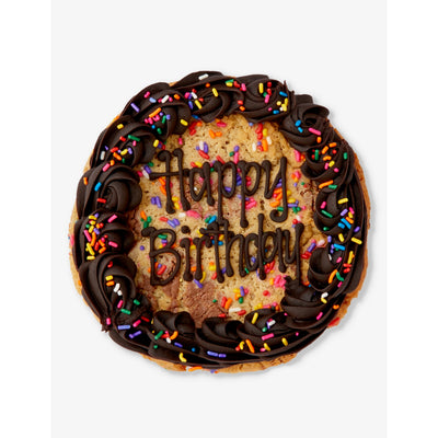 selfridges Blondies Kitchen Birthday Sprinkle Milk Chocolate Chip Seven-Inch Cookie 400g- Buy online at McGrocer