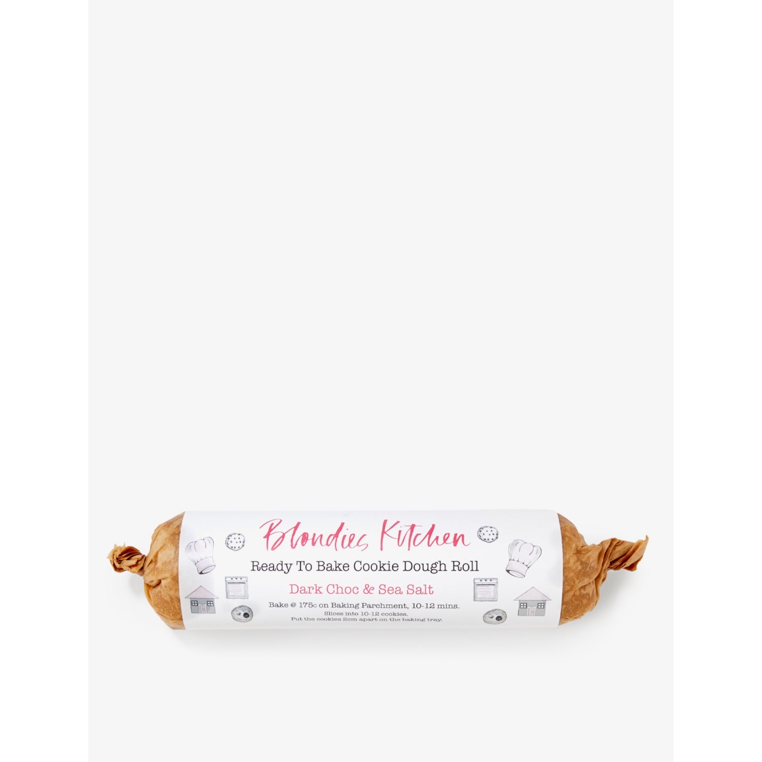 Cookie dough roll with dark chocolate and sea salt 550g (British brand)