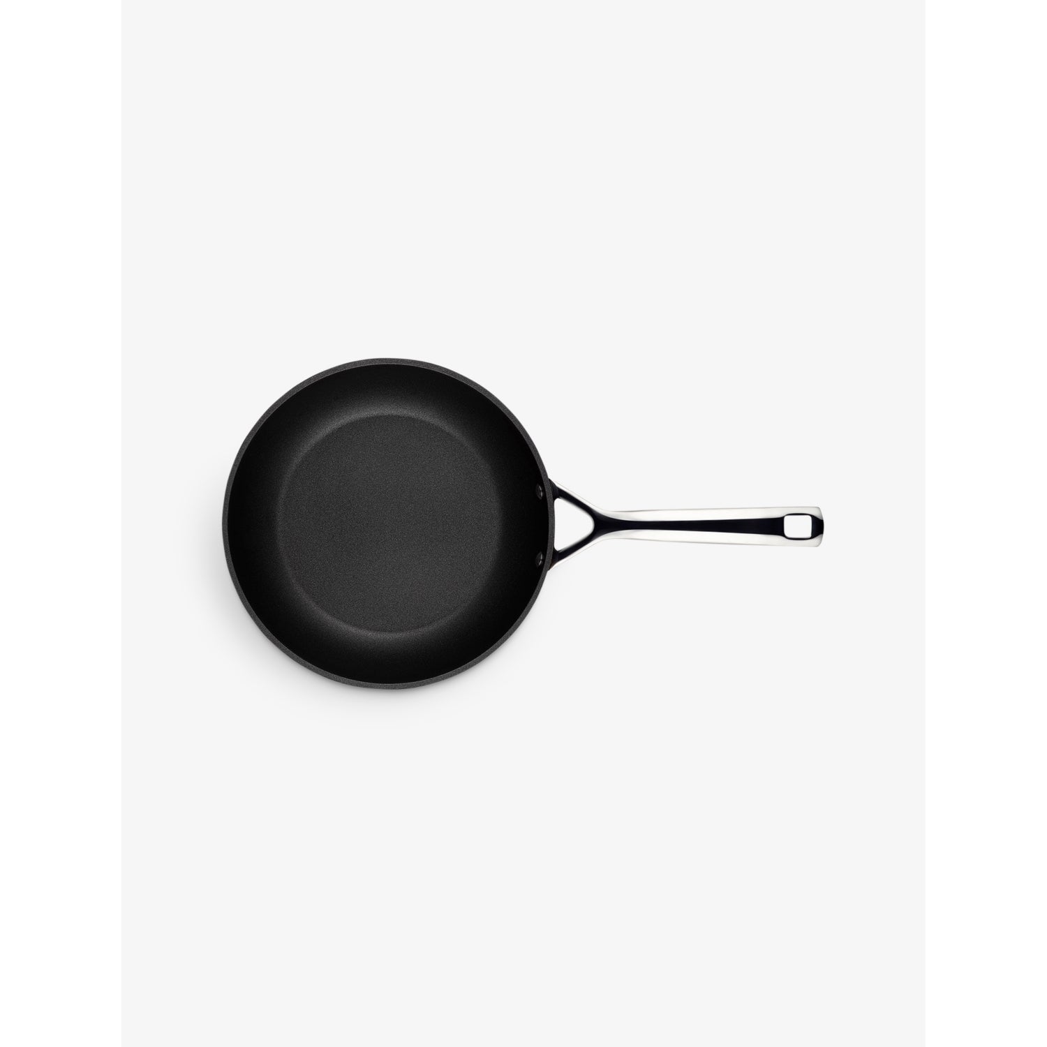 Le Creuset deep non-stick aluminium frying pan with glass lid - British product