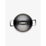 Le Creuset shallow non-stick aluminium casserole 24cm with glass lid - British product