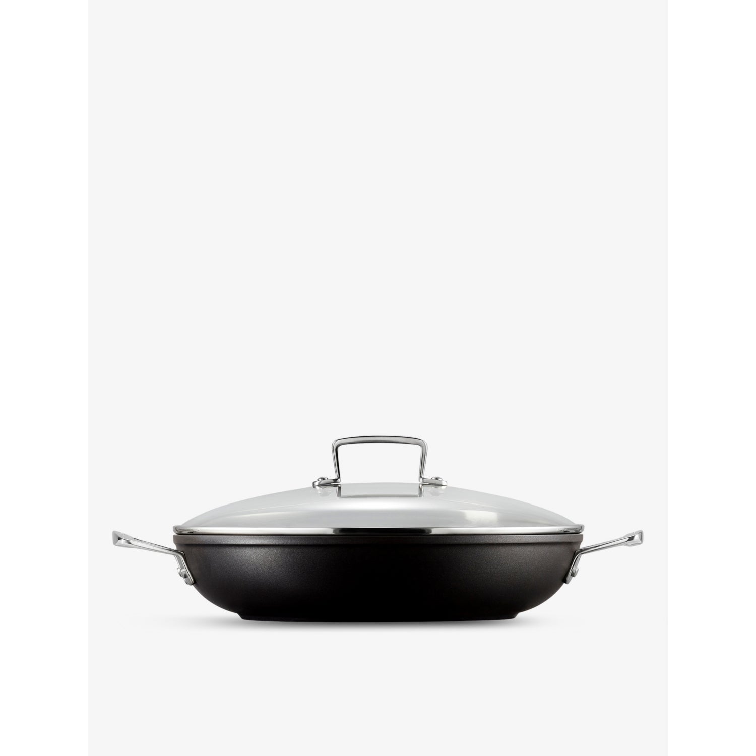 Le Creuset non-stick casserole 30cm with glass lid, imported from the UK