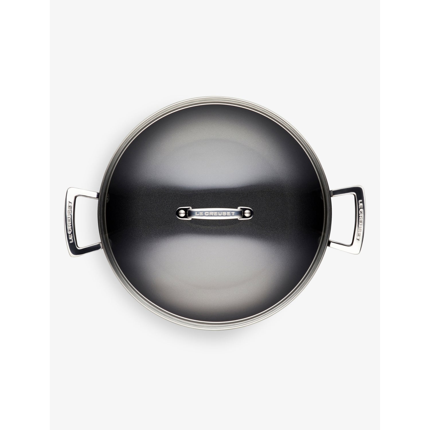 Le Creuset non-stick casserole 30cm with glass lid, imported from the UK