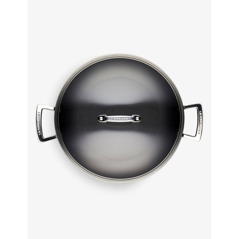Le Creuset non-stick casserole 30cm with glass lid, imported from the UK