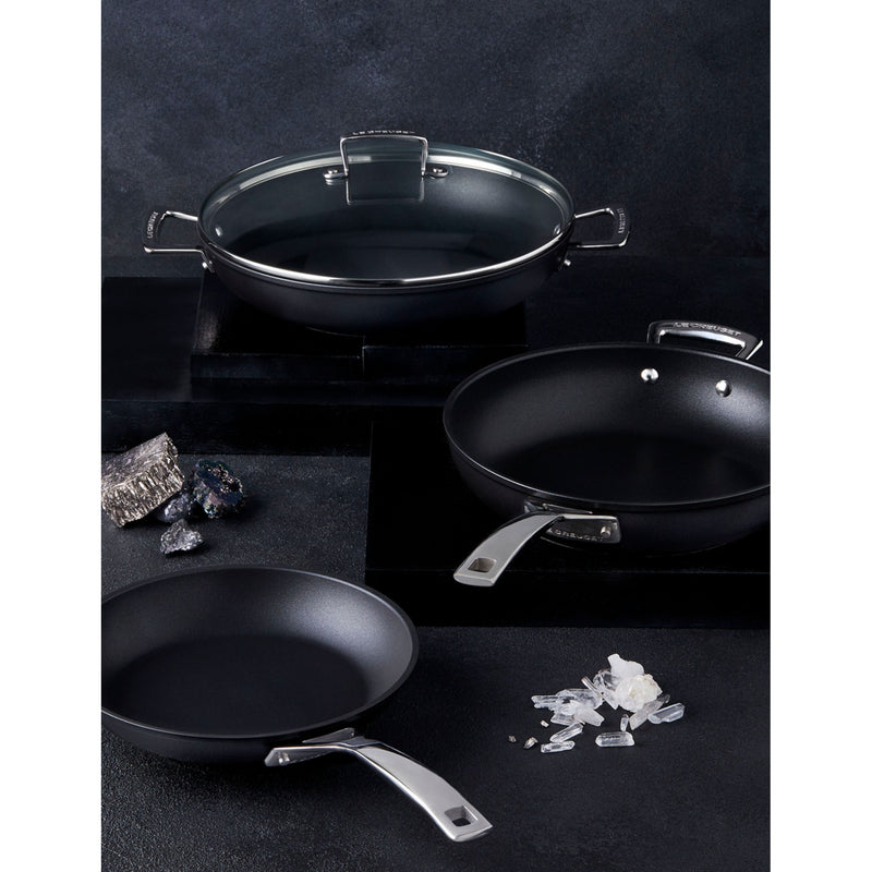 Le Creuset non-stick casserole 30cm with glass lid, imported from the UK