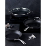 Le Creuset non-stick casserole 30cm with glass lid, imported from the UK
