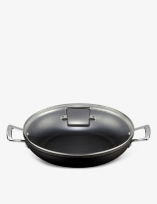 Le Creuset non-stick casserole 30cm with glass lid, imported from the UK
