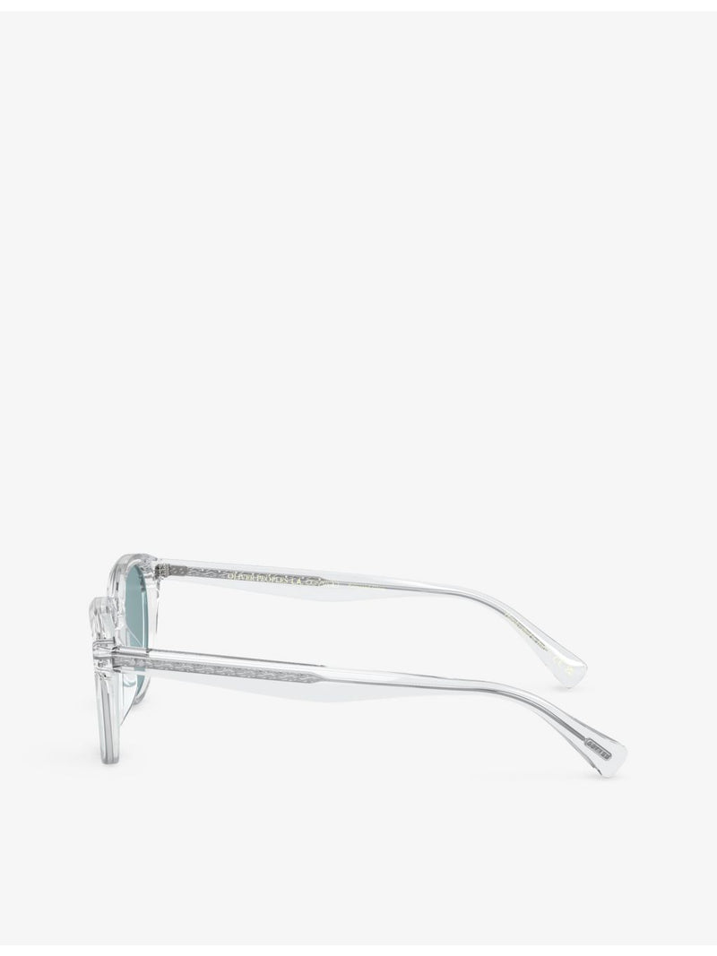 Oliver Peoples Desmon round-frame acetate sunglasses - British product
