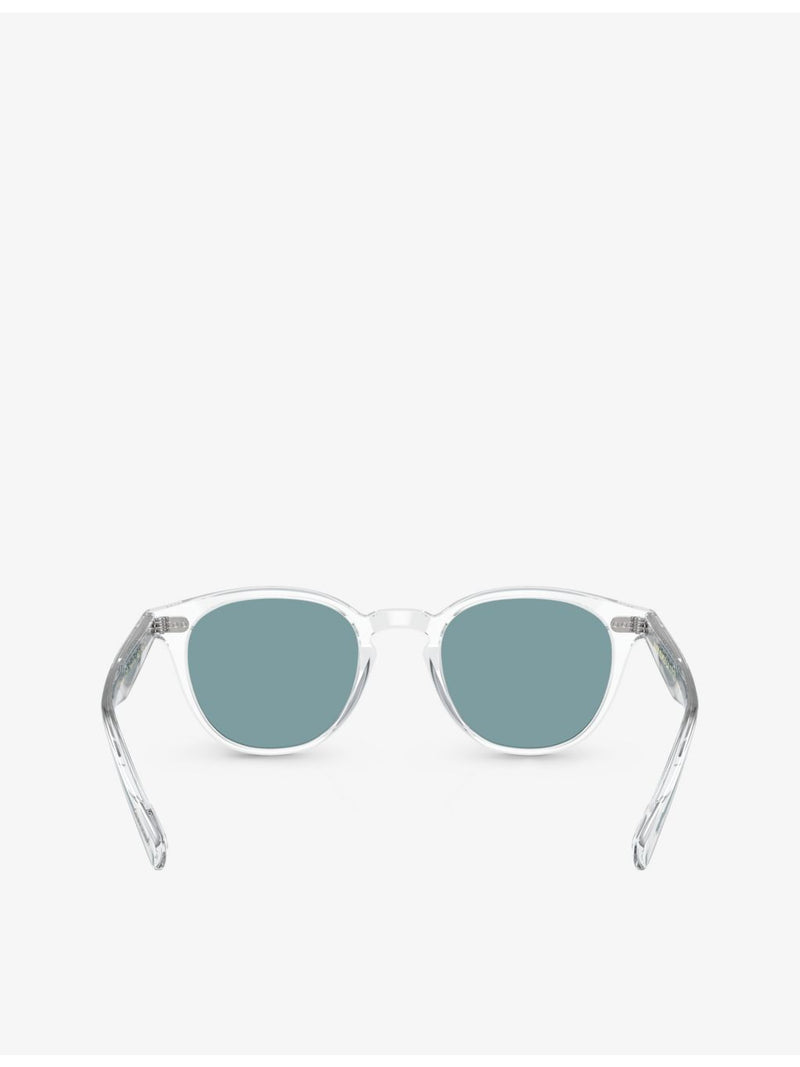 Oliver Peoples Desmon round-frame acetate sunglasses - British product