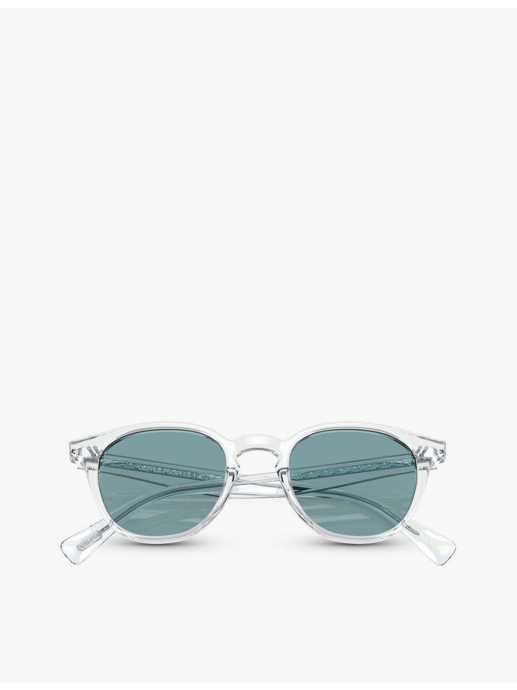 Oliver Peoples Desmon round-frame acetate sunglasses - British product