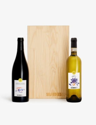 Selfridges Selection red and white wine gift box - British product