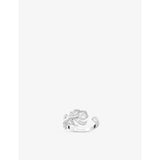 Plume de Paon XS 18ct white-gold, 0.42ct round-brilliant and 0.18ct rose-cut diamond ring - K