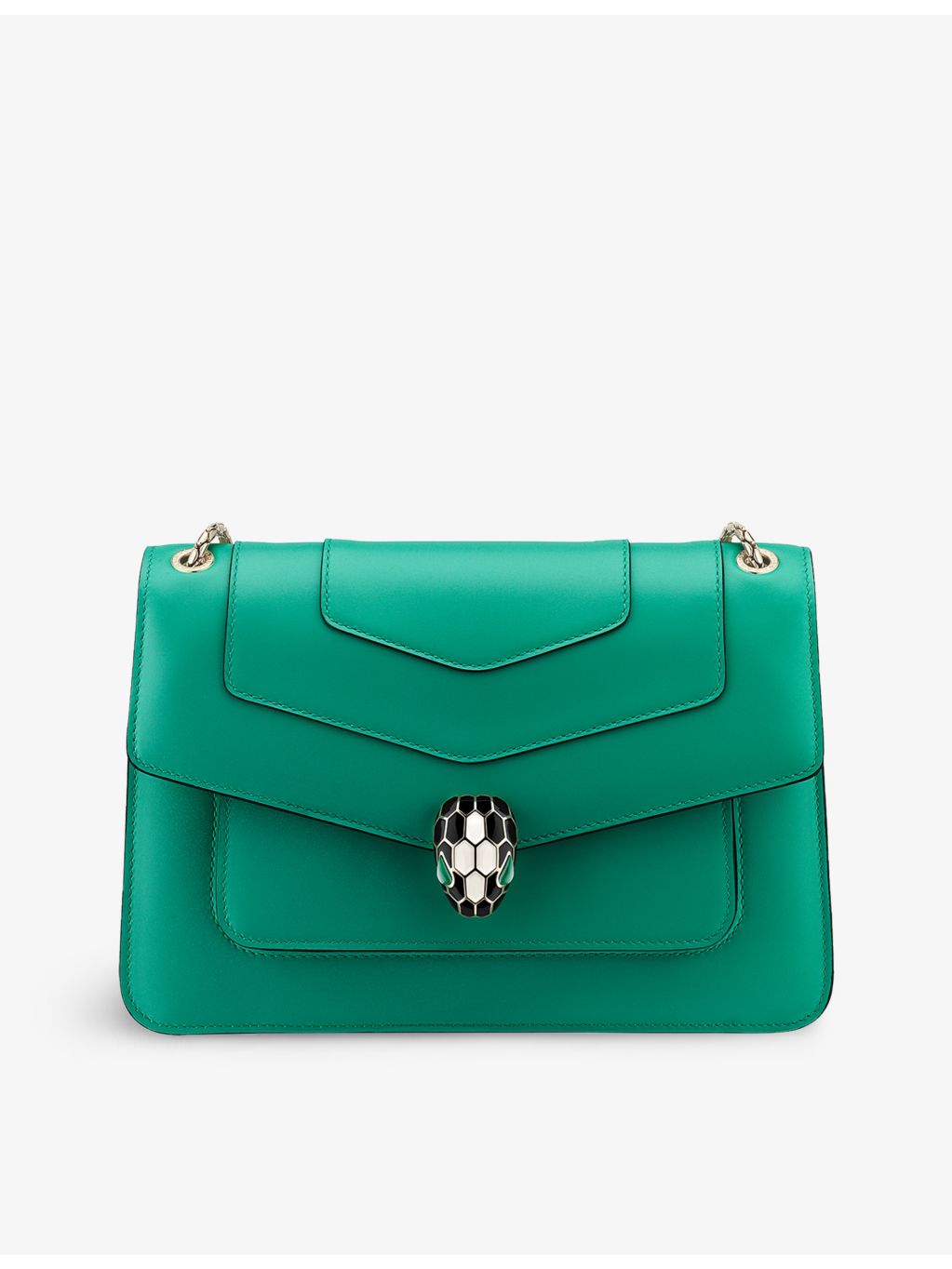 Bvlgari Serpenti Forever leather cross-body bag, imported from the UK