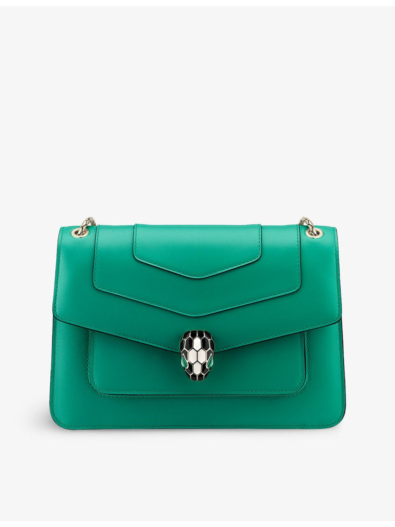Bvlgari Serpenti Forever leather cross-body bag, imported from the UK