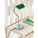HAY Apex chrome-plated brass table lamp 38cm - British product