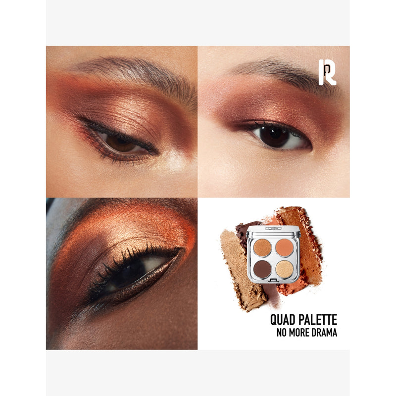 Rabanne multi-finish eyeshadow quad palette 2.3g (British brand)