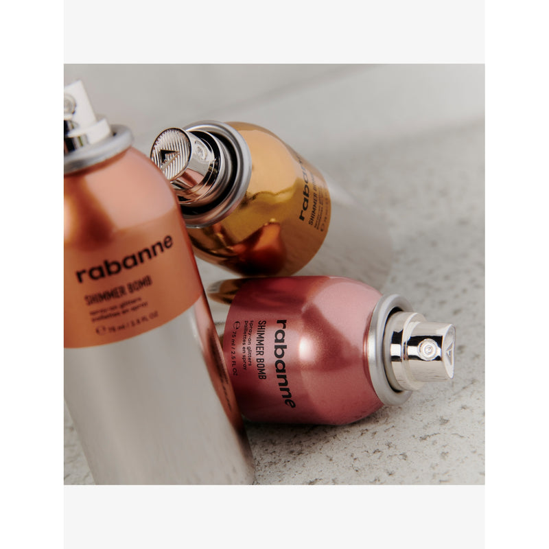 Rabanne Shimmer Bomb face and body spray-on glitter 75ml - British product