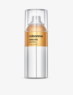 Rabanne Shimmer Bomb face and body spray-on glitter 75ml - British product