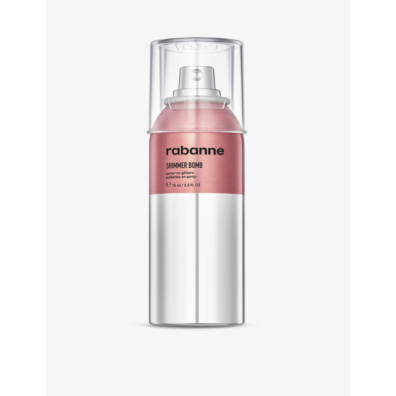 Rabanne Shimmer Bomb face and body spray-on glitters