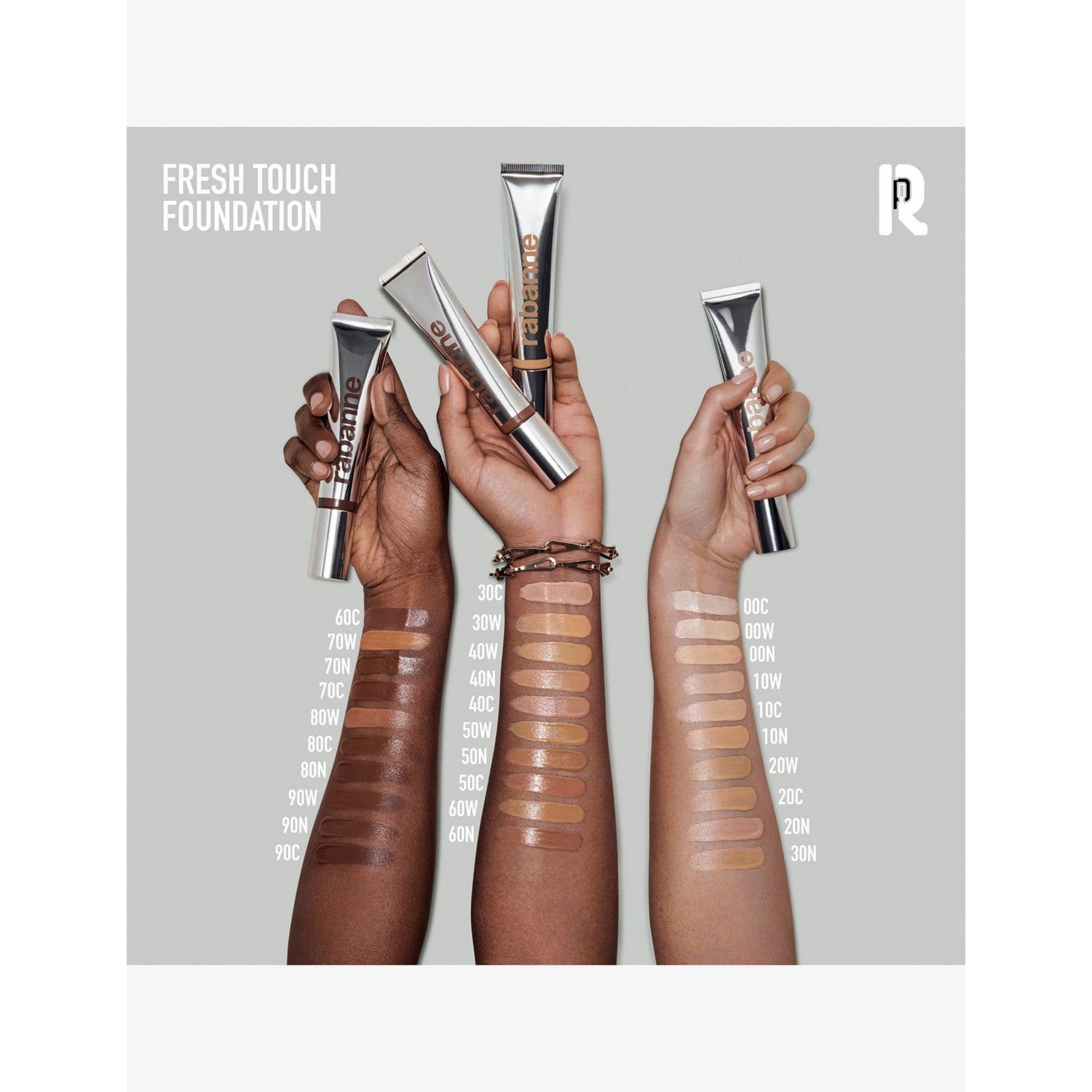 Rabanne Fresh Touch foundation 30ml (British brand)